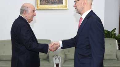 Photo of رئاسة الجمهورية/زيارة وداع دبلوماسية، إشادة رياضية، وإجراءات جديدة لتنظيم التجارة