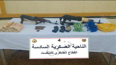 Photo of الجيش الوطني الشعبي.. حصيلة أسبوعية تتضمن توقيف 32 تاجر مخدرات وحجز أزيد من 21 قنطارًا من الكيف